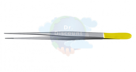 Пинцет анатомический Potts-Smith, прямой, с ТС вставками, длина 15 см